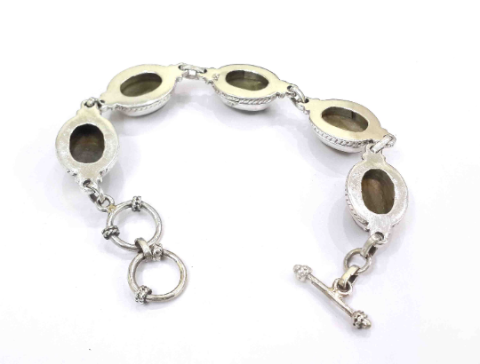 Labradorite Silver Lovely Handmade Bracelet