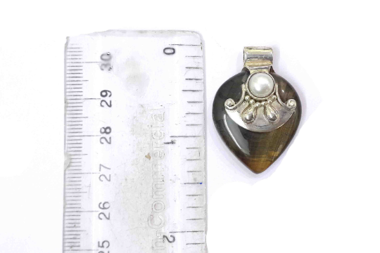 Labradorite And Pearl 925 Silver Handmade Pendant
