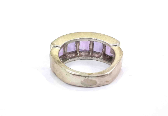 Natural Amethyst Gemstone 925 Silver Handmade Ring